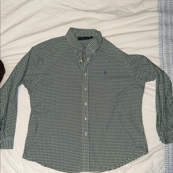 Polo Ralph Lauren Other - Ralph Lauren Men’s Polo Green Checkered Men's Shirt Size XXL